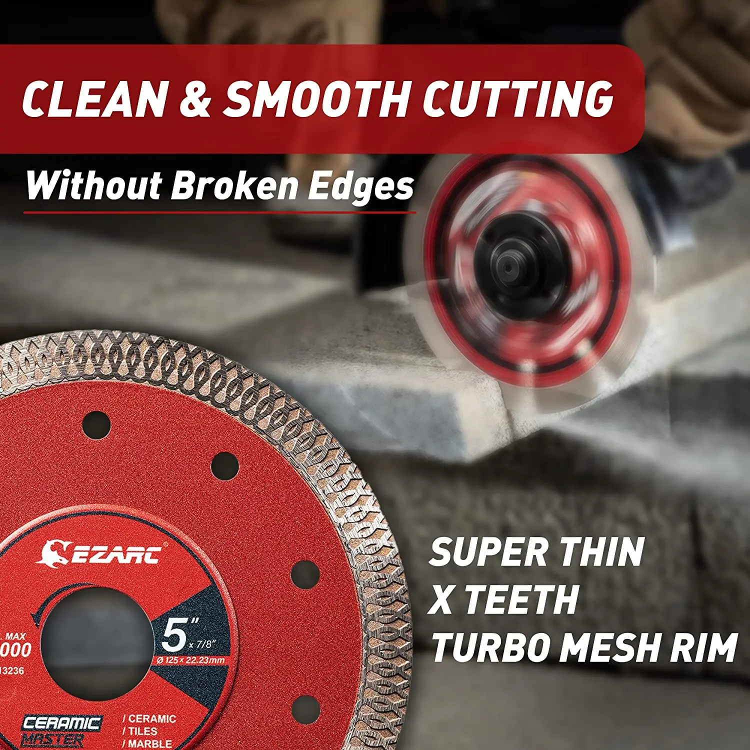 EZARC Супертонкие алмазные пилы 2 шт. для угловой шлифовальной машины идеально