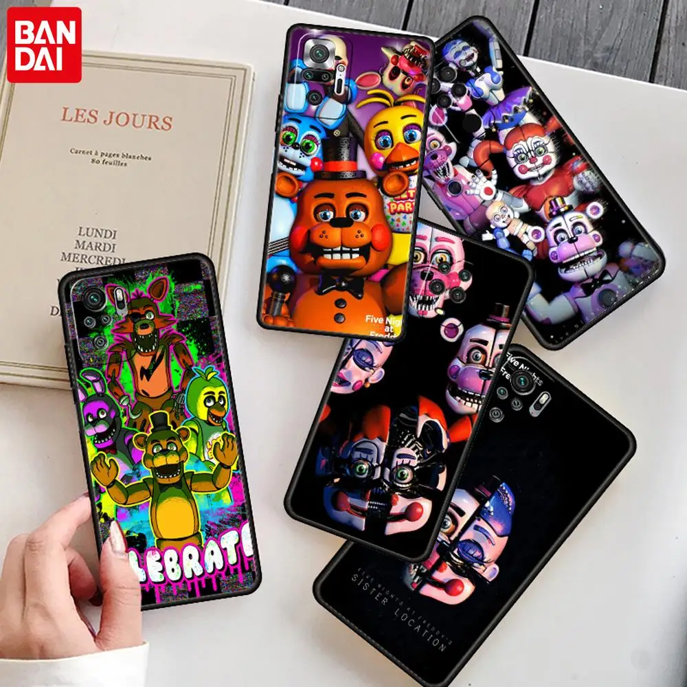 Fnaf Animatronics Fundas для Redmi Note 11 9S 9 11S 10 8 11E Pro 7 8T 9T + 11T 2021 чехол |