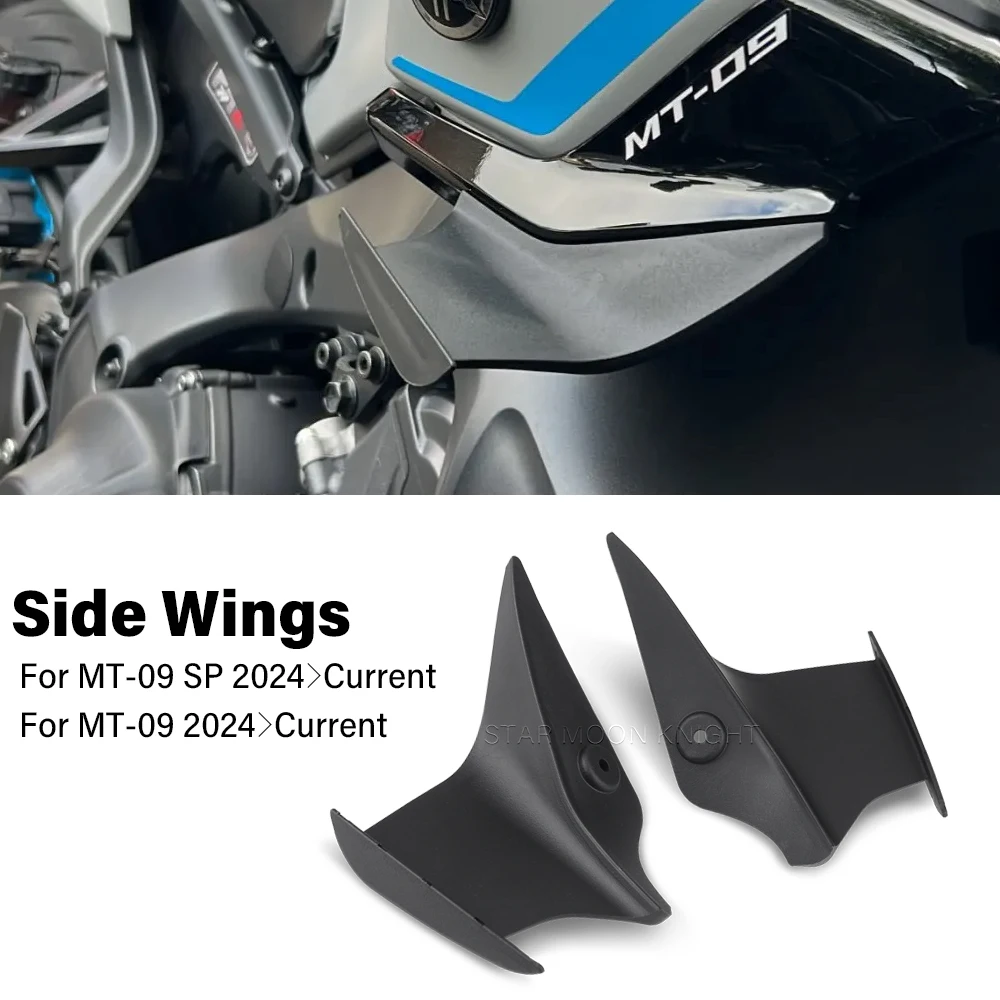 Фото MT-09 Gen 4, спойлеры с боковыми крыльями для YAMAHA MT09 MT 09 SP 2024 2025, аксессуары для мотоциклов, дефлектор обтекателя крылышка №1