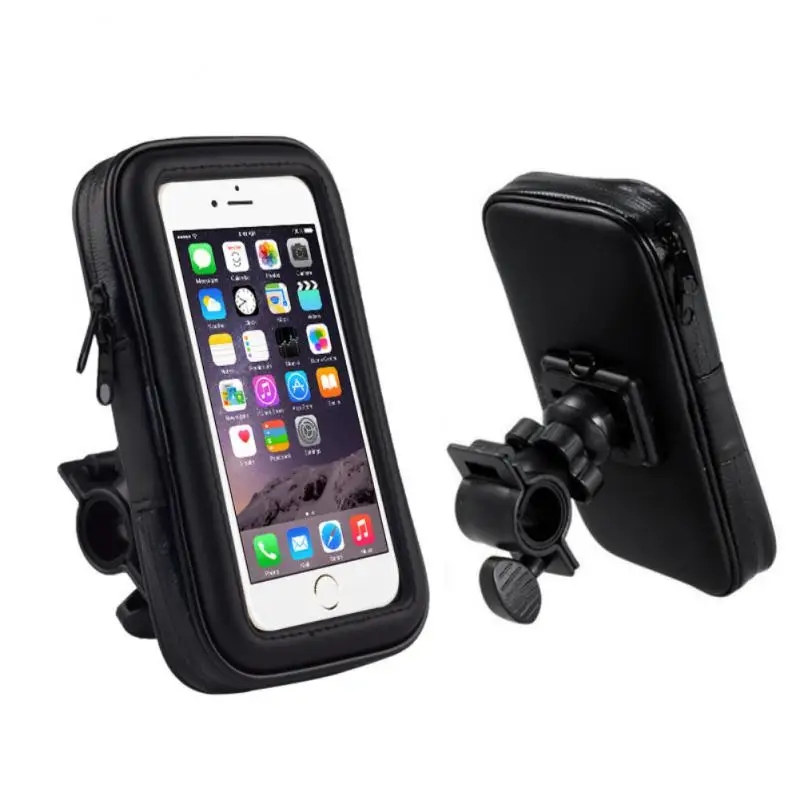 

Bicycle Handlebar Stand Waterproof Bike Phone Holder Wall Electric Motorcycle Handlebar Mount Bag Bracket Rack Bike Accessories