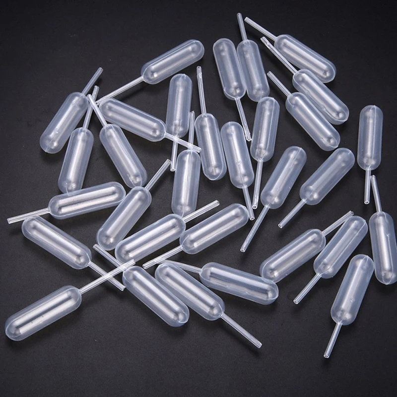 

50pcs/Set 4ml Ice Cream Jam Milkshake Droppers Straw Disposable Straw
