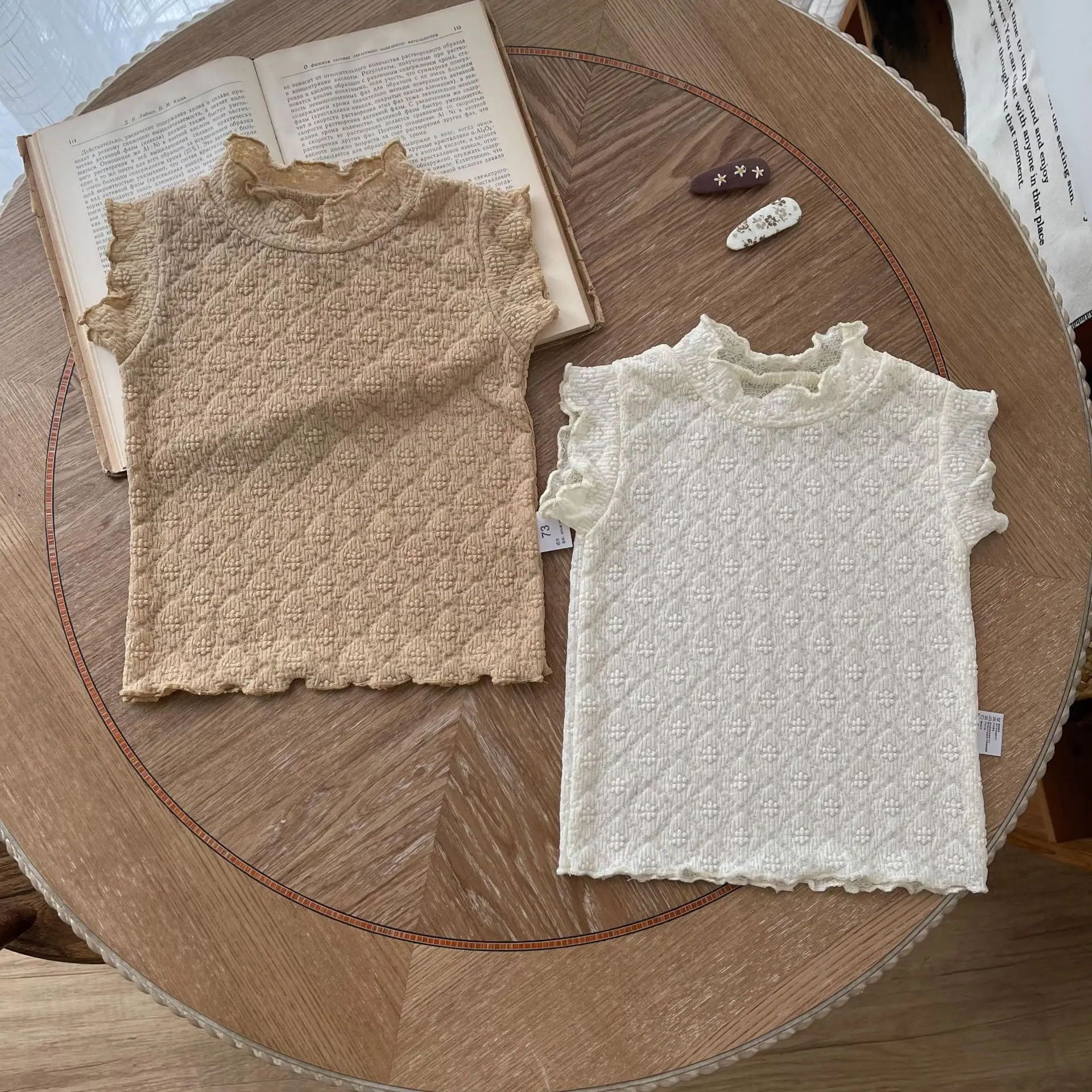 

2023 Summer New Baby Sleeveless Vest Infant Girl Soft Stretch Tops Solid Toddler Cotton T Shirts Baby Bottoming Clothes 0-24M