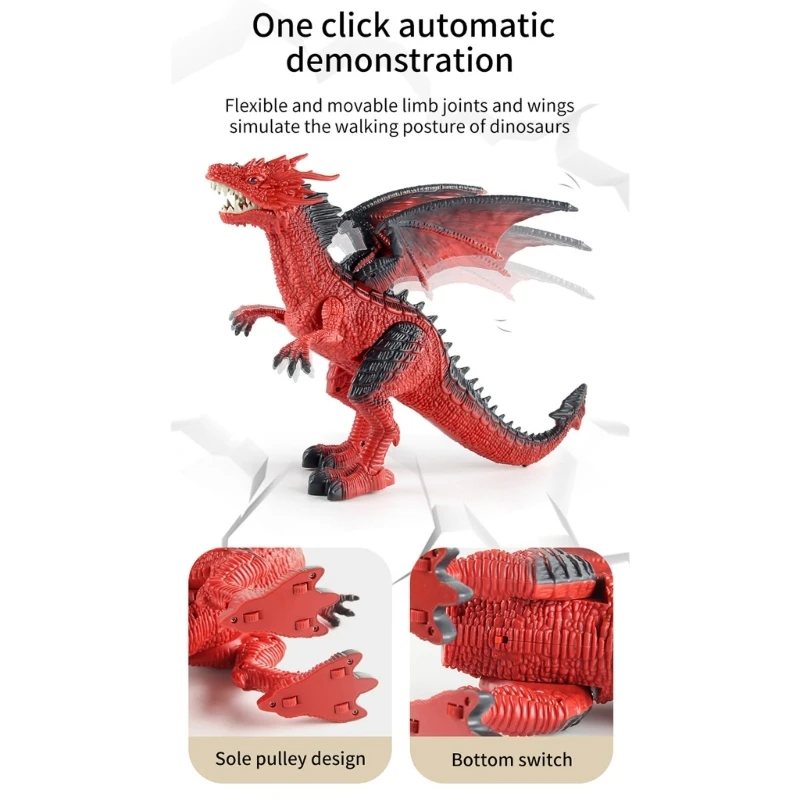 Детский спрей дым игрушка-динозавр раннее образование инфракрасная игрушка с