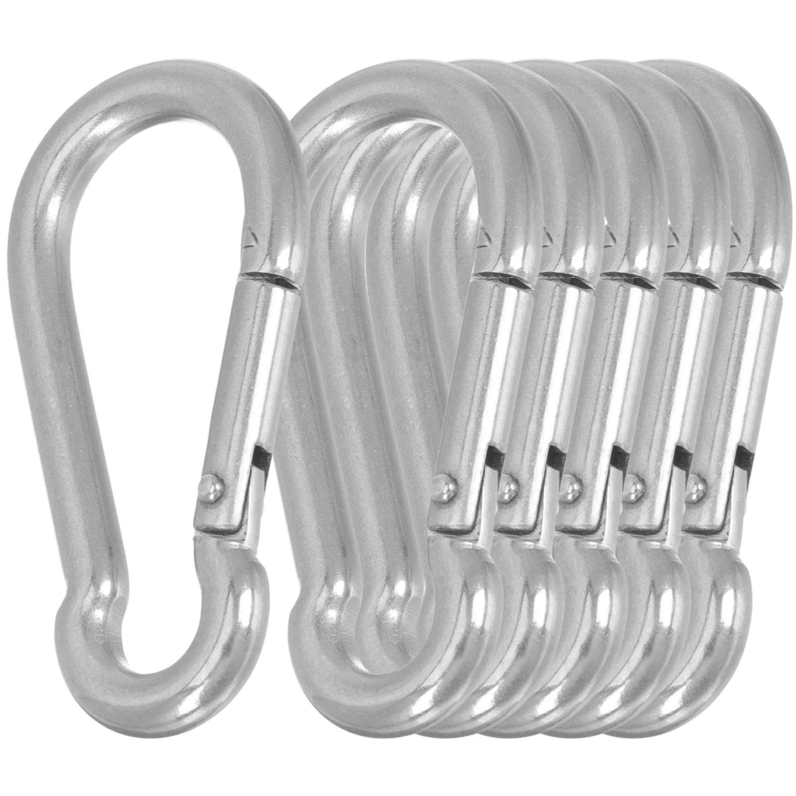 

Carabiner Hook Hanger Connector Lock Climbing Camping Hooks Gym Ring Key Smallcarabiners Heavy Duty Steel Buckle Buckles