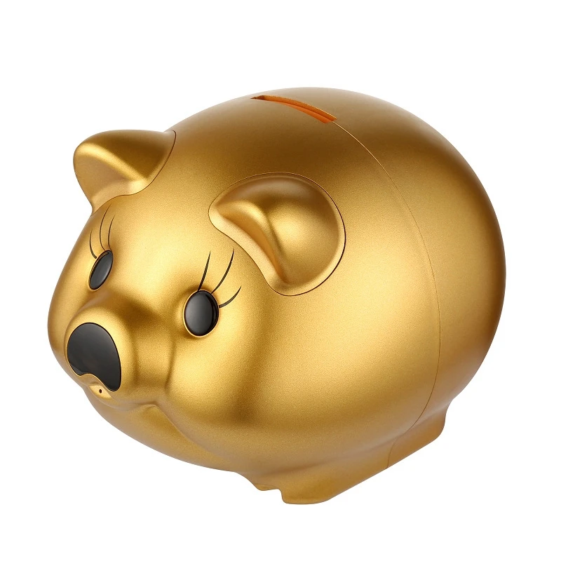 

Top Deals Indoor Security Camera Piggy Bank 1080P Wifi Ultra Wide-Angle Night Vision With Microphone And Speaker For Home