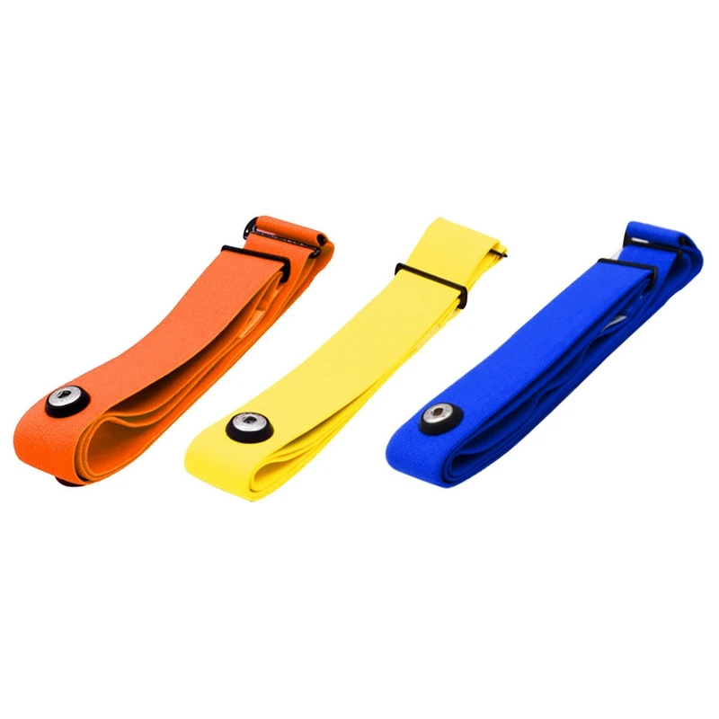 

ELOS-3Pcs Magene Heart Rate Chest Strap Adjustable Elastic Strap For Polar Wahoo Garmin Sports Wireless Monitor Rate Belt