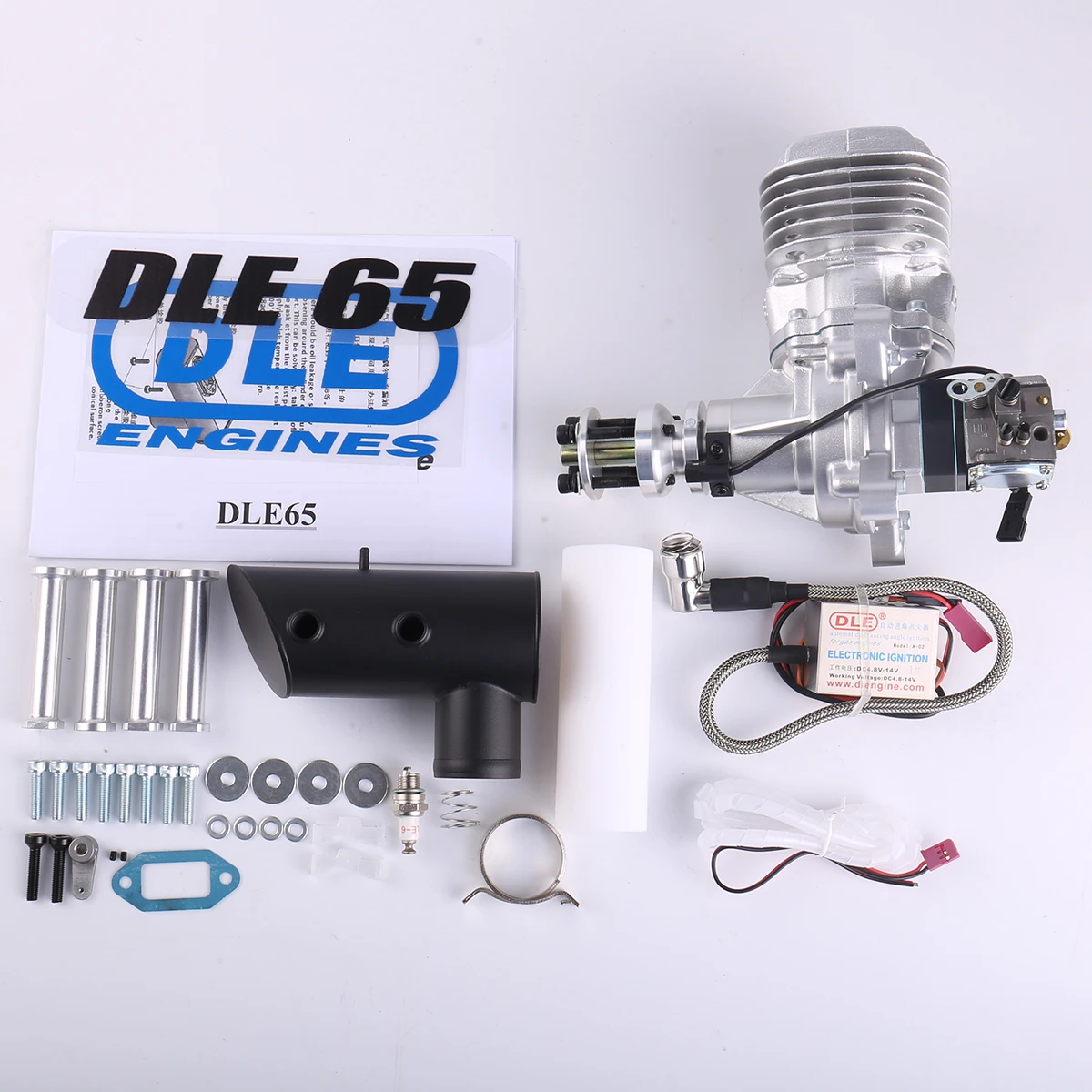 DLE 65cc DLE65 ГАЗОВЫЙ двигатель оригинальный металлический для модели самолета с
