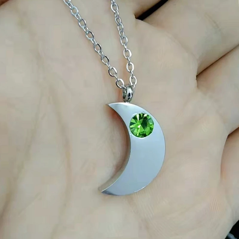 Новое модное зеркальное полированное ожерелье из нержавеющей стали с подвеской