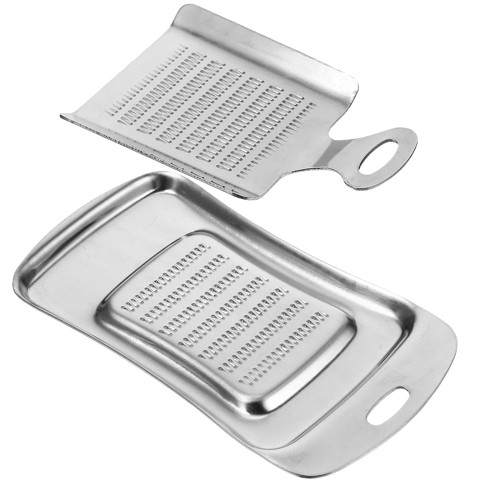 

2Pcs Stainless Steel Garlic Grinders Multi-function Food Wasabi Graters Household Garlic Mincers