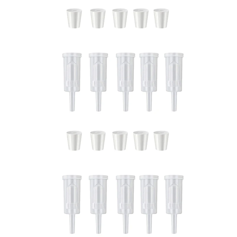 

Клапан выхлопной уплотнительный с резиновой пробкой, двойной воздушный замок для изготовления вина, пива, пивоварения, стекла, ферментера, 10 упаковок