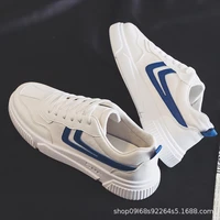 2022 autumn new mens canvas shoes breathable all match casual small white board shoes low top flat bottom walking shoes