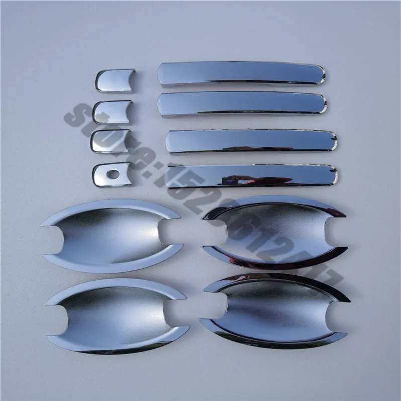 

car accessories styling for Nissan X-Trail X trail T31 2008 - 2013 ABS Carbon fiber car Door Handle Covers trim Door bowl