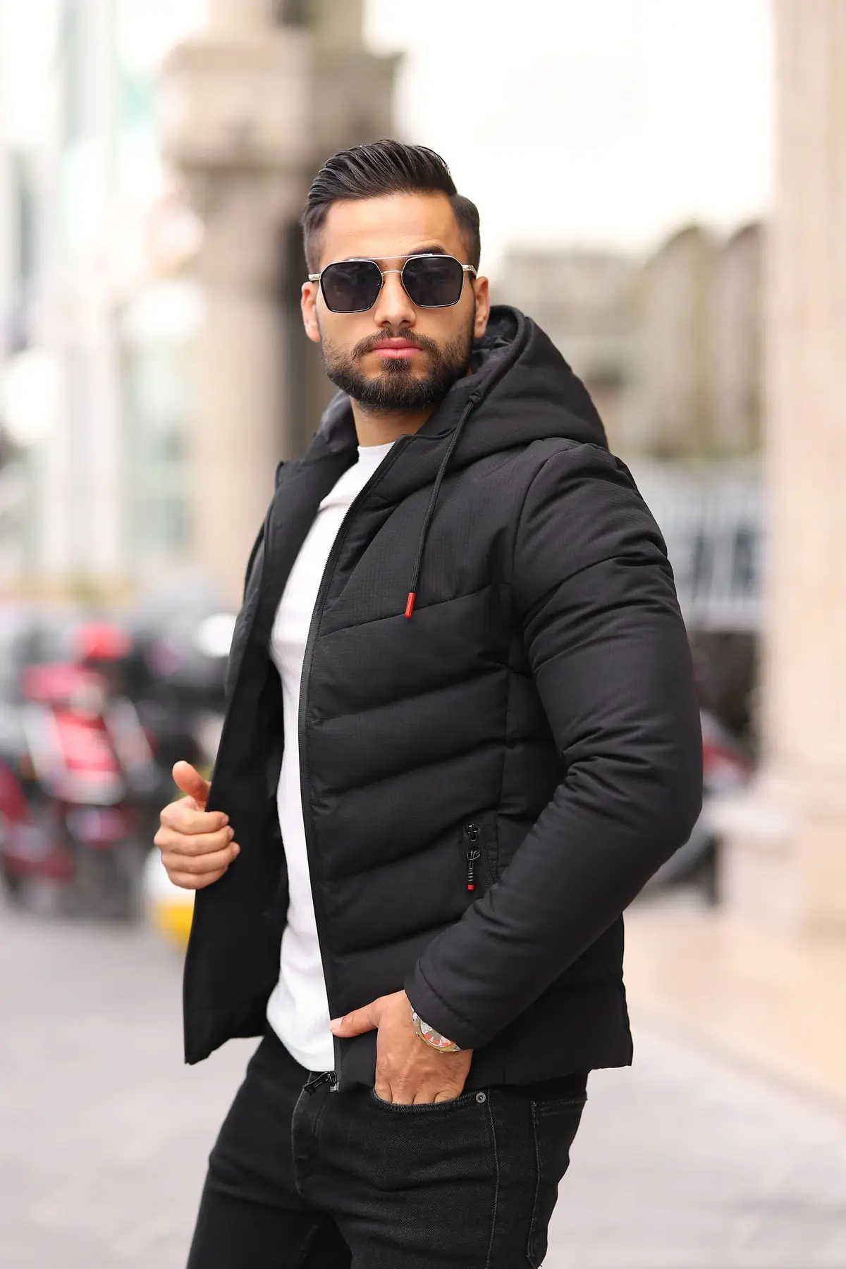 New Season Men's Hooded Coat
