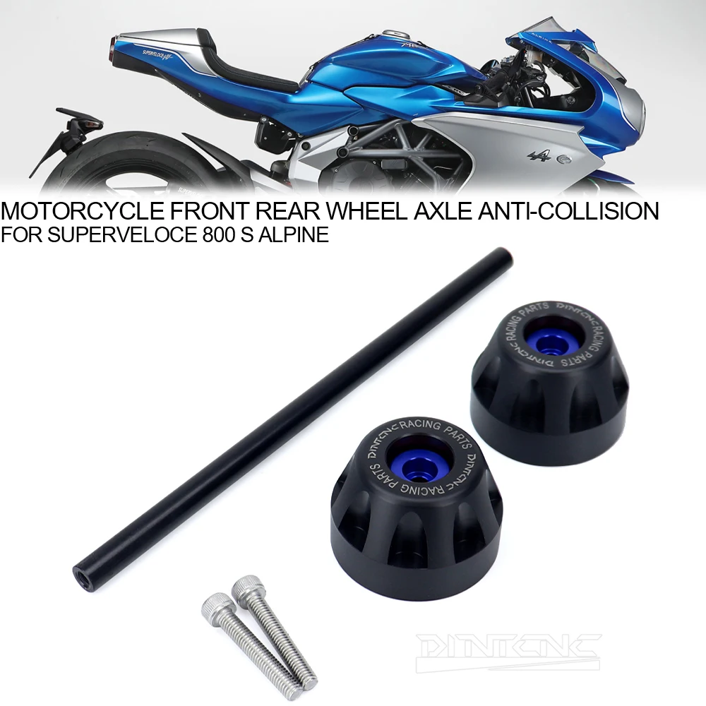 

SUPERVELOCE 800 S ALPINE 2019-2023 Motorcycle Front Rear Wheel Axle For MV AGUSTA Protector Slider Protection Pad Accessories