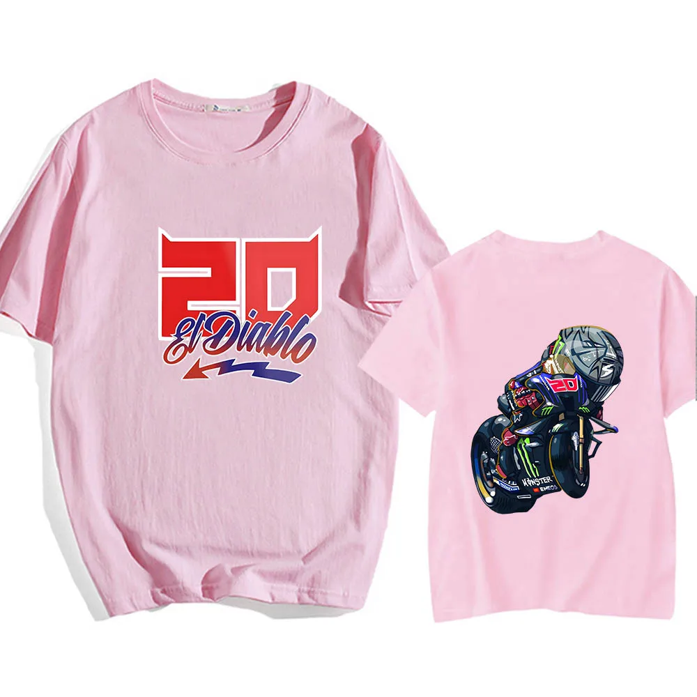 

Fabio Quartararo 20 Kawaii/Cute Anime T-shirt Fashion Graphic Tshirt Soft Print 100% Cotton Men/women Tee-shirt Harajuku Tshirt