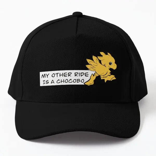 

My Other Ride Is A Chocobo Baseball Cap Hat Spring Czapka Casquette Printed Summer Women Sun Hip Hop Bonnet Casual Boys