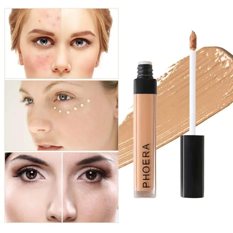 

New 10 Colors Liquid Concealer Lasting Moisturizing Waterproof Cosmetic Coverage Face Scars Acne Cover Makeup Concealer Cream