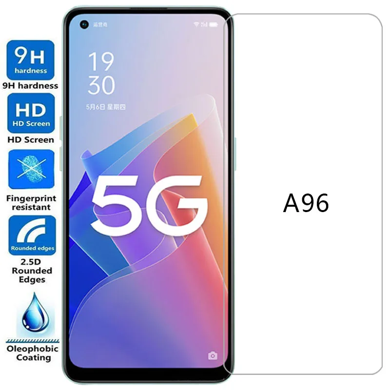 Защитная пленка для экрана oppo a96 защитное закаленное стекло на oppoa96 4g 5g a 96 96a