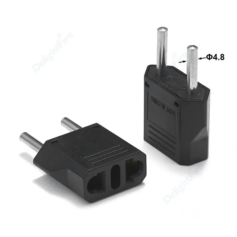 China Cn American Us To Eu European Travel Adapter Electric Korea France Spain Plug Converter Power Socket