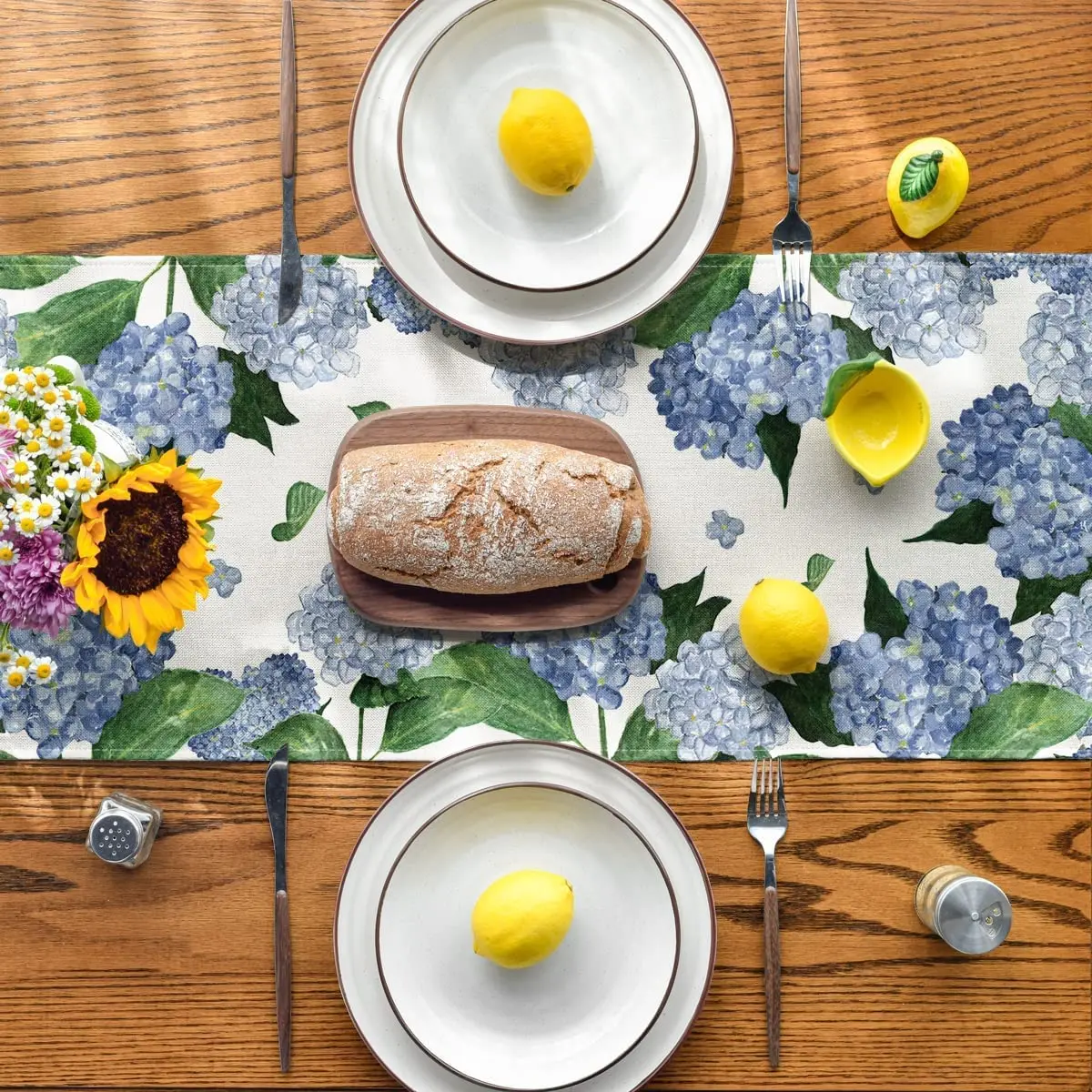 Скатерти для украшение кухонного стола с акварелью сезонная использования в