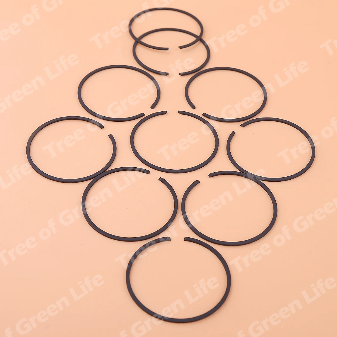 

10 шт./лот 44,7 мм x 1,2 мм поршневое кольцо для Stihl MS260 MS261 MS271 запасная часть для бензопилы 1121 034 3002