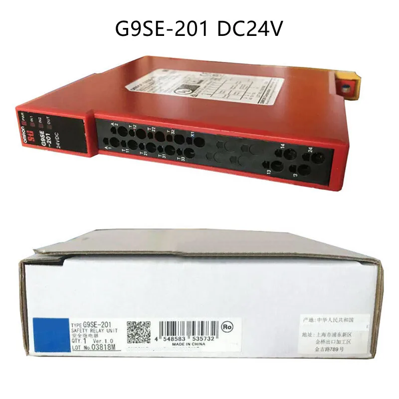 

1 шт., новое реле безопасности устройства, 24 В постоянного тока, G9SE, 201, 24 В постоянного тока, процессоры G9SE201