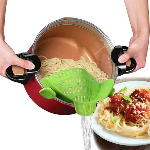 Кухонное зажимное сито для макарон