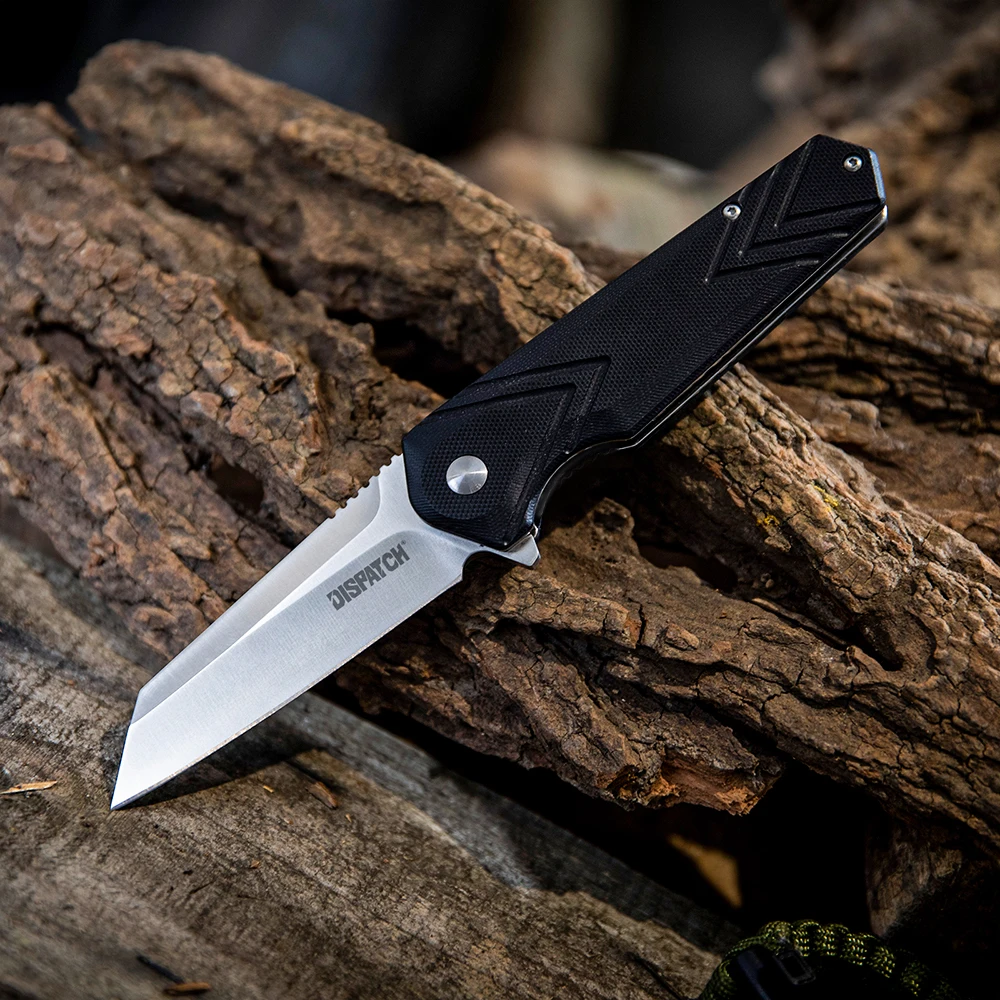 Складной карманный нож с 8Cr из нержавеющей стали шлифовальное лезвие Ручка G10 для