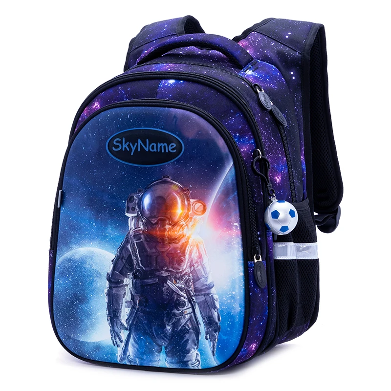 

Ортопедические рюкзаки для мальчиков, Детские Водонепроницаемые ранцы для начальной школы с 3D рисунком космонавта