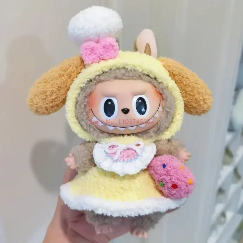 Лидер продаж 17 см куклы Monster Labubu только одежда модная маленькая толстовки кукла