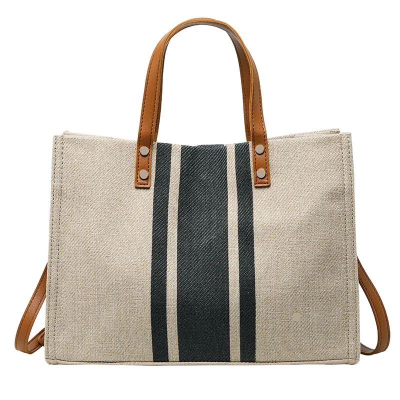 New Women And Men Canvas Large Capcity Luxury Tote Purses And Handbags Hit Lines Style For 2023