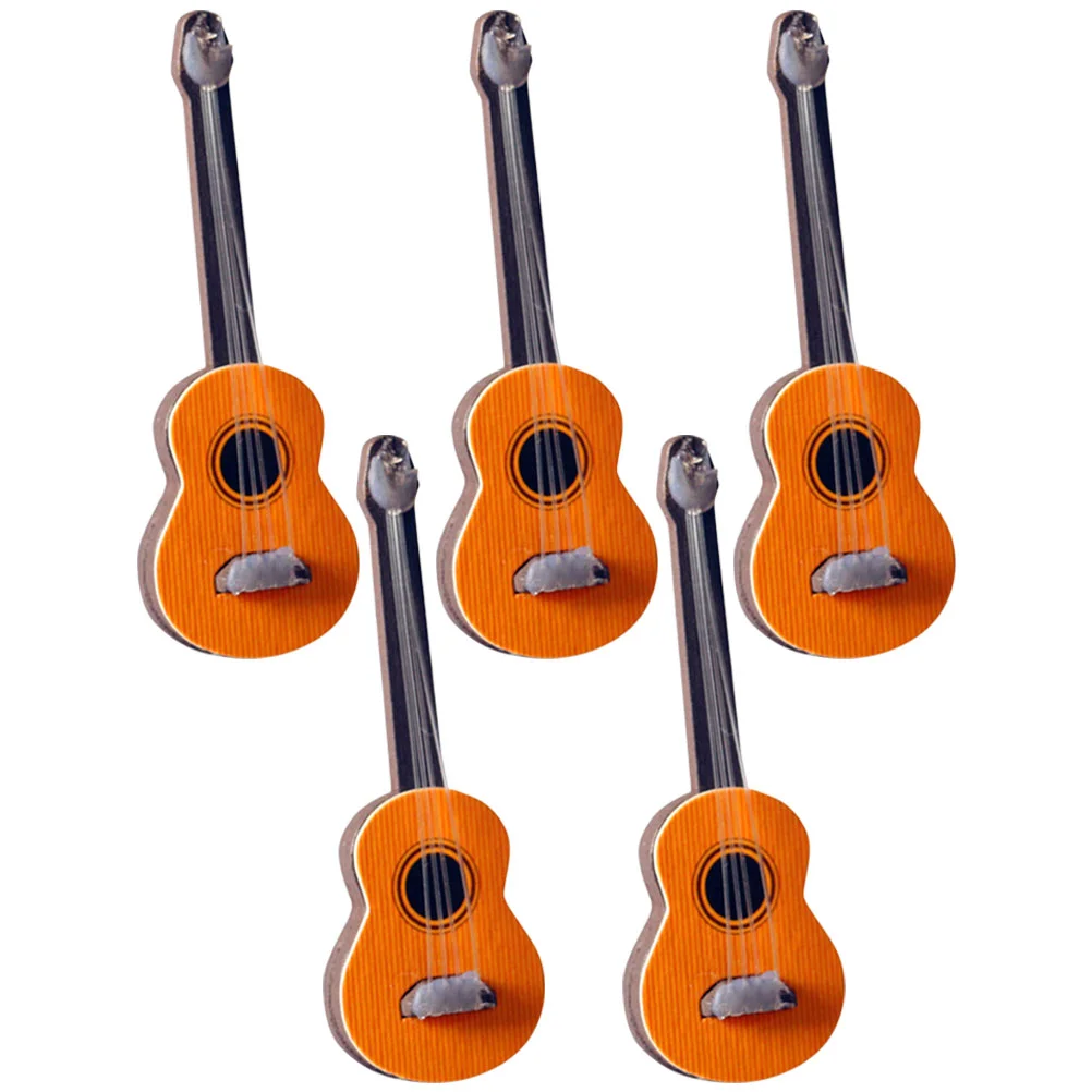 

5 Pcs Baby Mini Furniture Model Child Tiny Dollhouse Accessories Plastic Musical Instrument