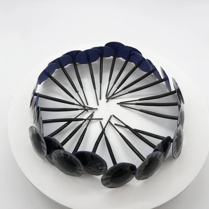 

Набор для ремонта автомобильных бескамерных шин, универсальная Проводная резиновая заглушка в форме гриба, патч для мотоцикла, 24 шт.