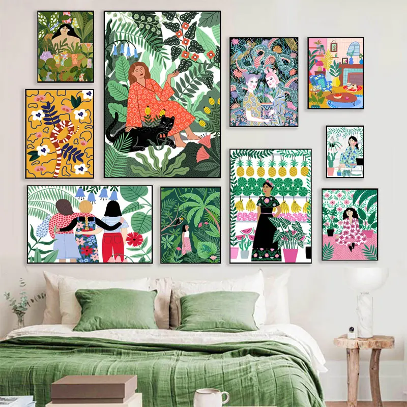 

Набор для алмазной вышивки «сделай сам», картина 5D с изображением абстрактной девушки, леса, животного, мозаика, полная выкладка, набор для домашнего декора, подарок