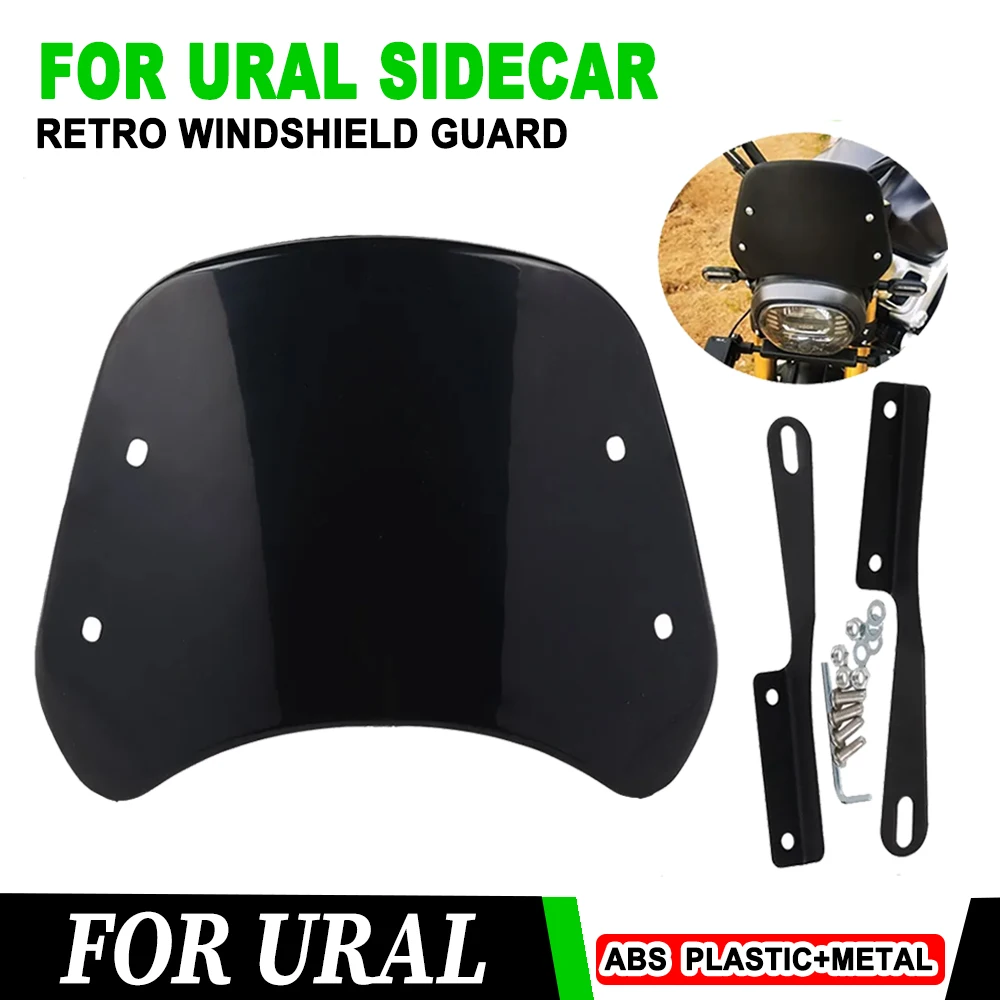 

For Ural Sidecar Motorcycle Accessories Easy To Rinse Clean Windshield Wind Deflector Windscreen Fairing Guard Dust Cover