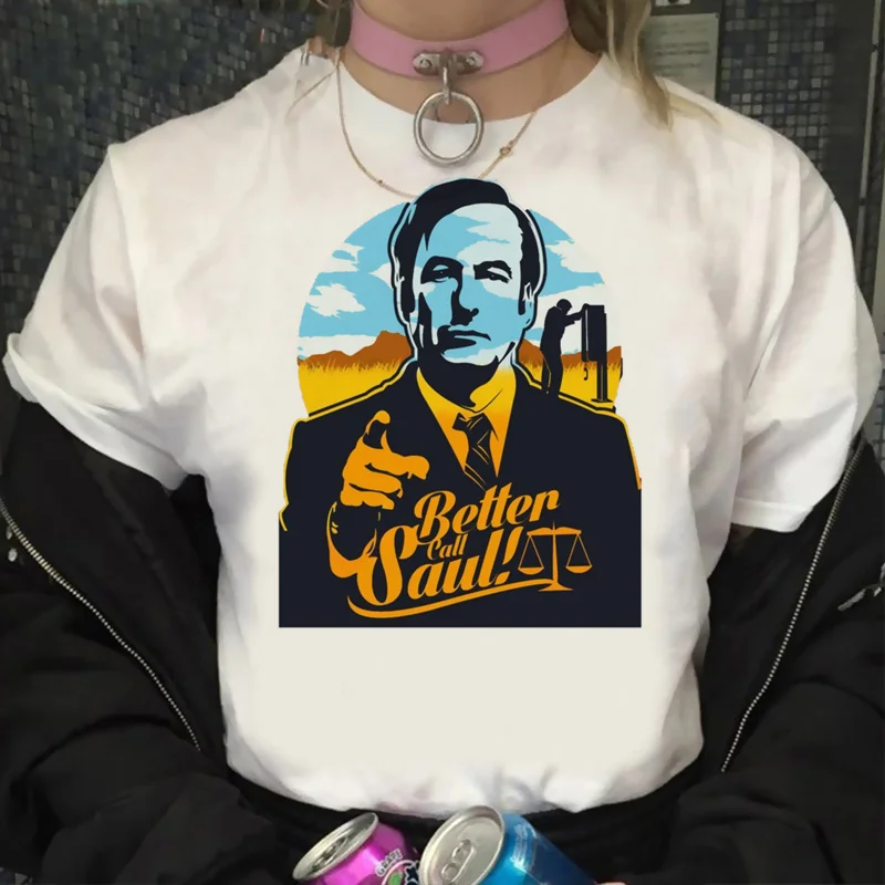 

Мужская летняя футболка better call saul, белая футболка y2k, аниме футболка y2k