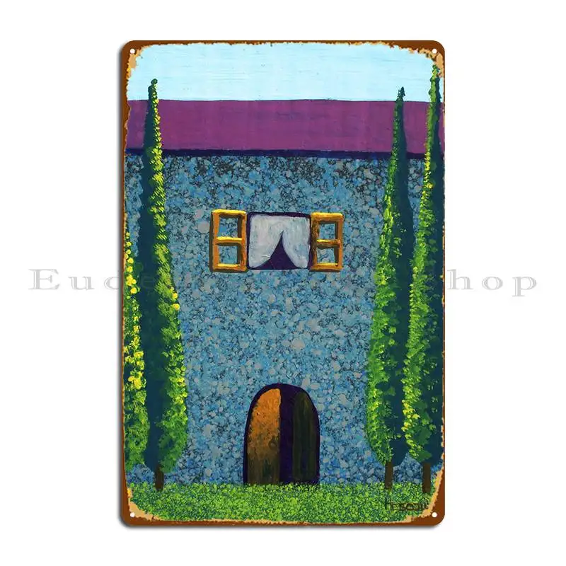 

House Metal Sign PaintingDecoration Mural Printing Wall Cave Tin Sign Poster