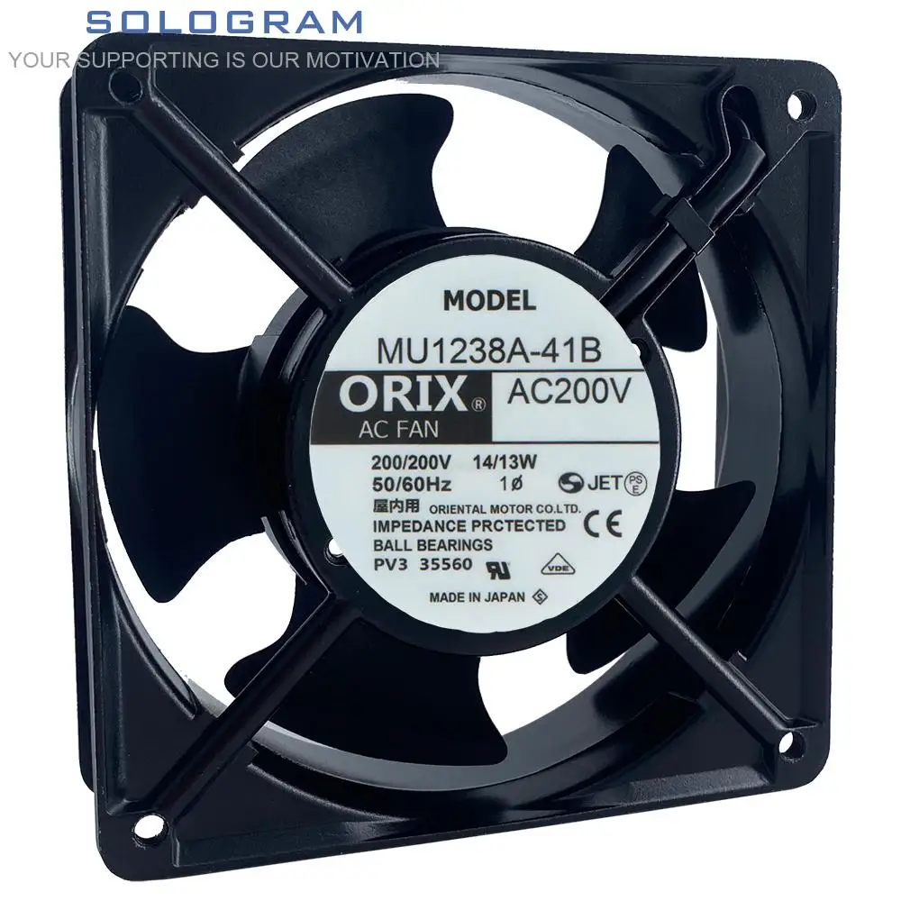 

Новый оригинальный вентилятор переменного тока ORIX, 1 шт., 120 В переменного тока, 14/13 Вт, семейный вентилятор переменного тока 120 Гц, 12038x35560x38 мм, RV3, вентилятор охлаждения сервера