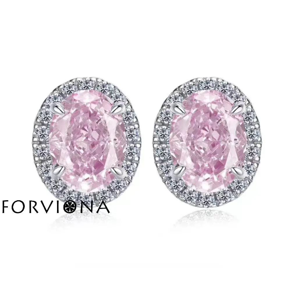

Серьги из серебра 925 пробы с овальным драгоценным камнем