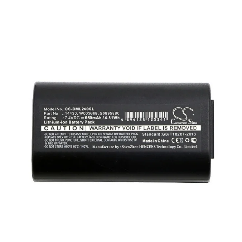

Applicable 3M PL200 5200 Printer Battery 14430 S0895880 W003688