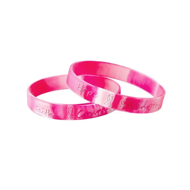 Силиконовый резиновый браслет-браслет Надежда Сила Вера Мужество Взрослые