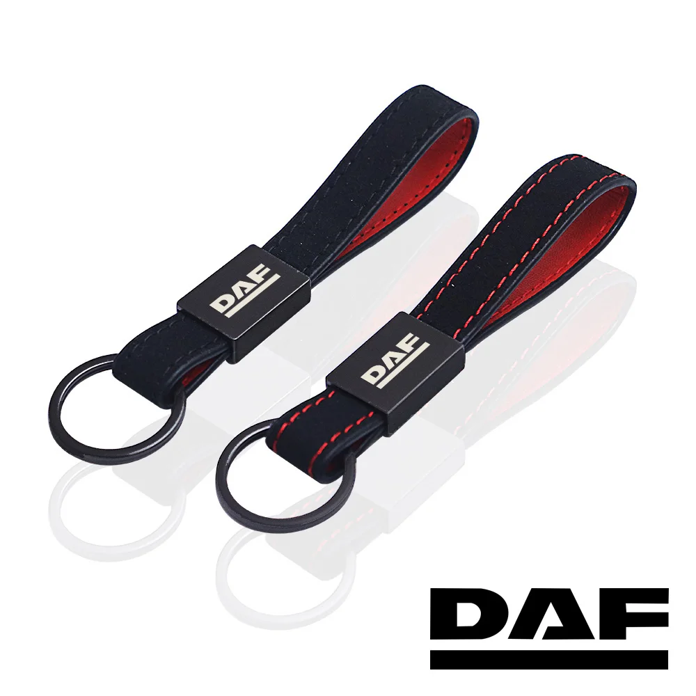 

for DAF xf cf lf van truck car key chain leather keychain Car Accessories