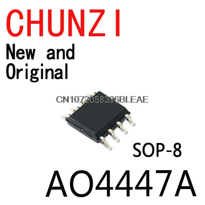 10 шт. Новый и оригинальный чип AO4447 4447A Sop-8 AO4447A 10 шт. Новый и оригинальный чип AO4447 4447A Sop-8 AO4447A