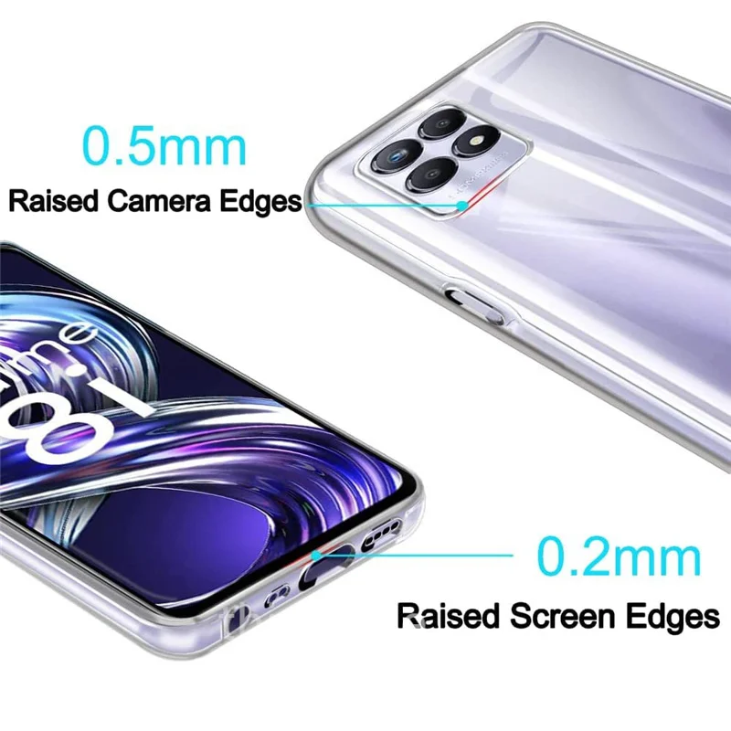Силиконовый ТПУ чехол для OPPO A36 A76 A16S Find X5 X3 Lite NEO двойной прозрачный Realme 9i C21Y 8i C25Y 360