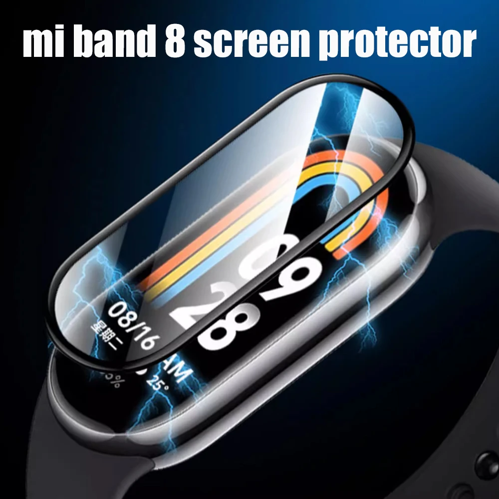 

Защитная пленка для экрана Mi band 8 7 6 5 4 NFC аксессуары для стекла закаленное стекло Miband5 miband6 для Xiaomi Mi band 4 5 6 7 8