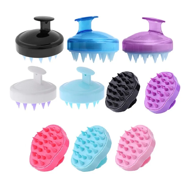 

Силиконовая головка для тела, ежедневная расческа для мытья волос, щетка для душа, ванны, спа, Массажная щетка для похудения