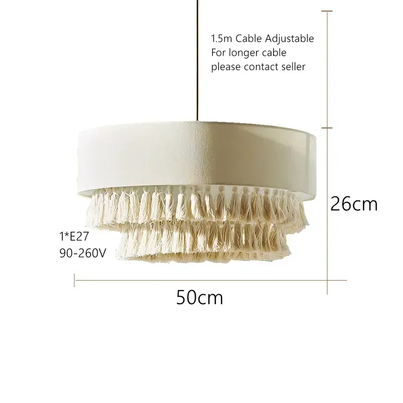 

Подвесная люстра Winfordo, кремовая