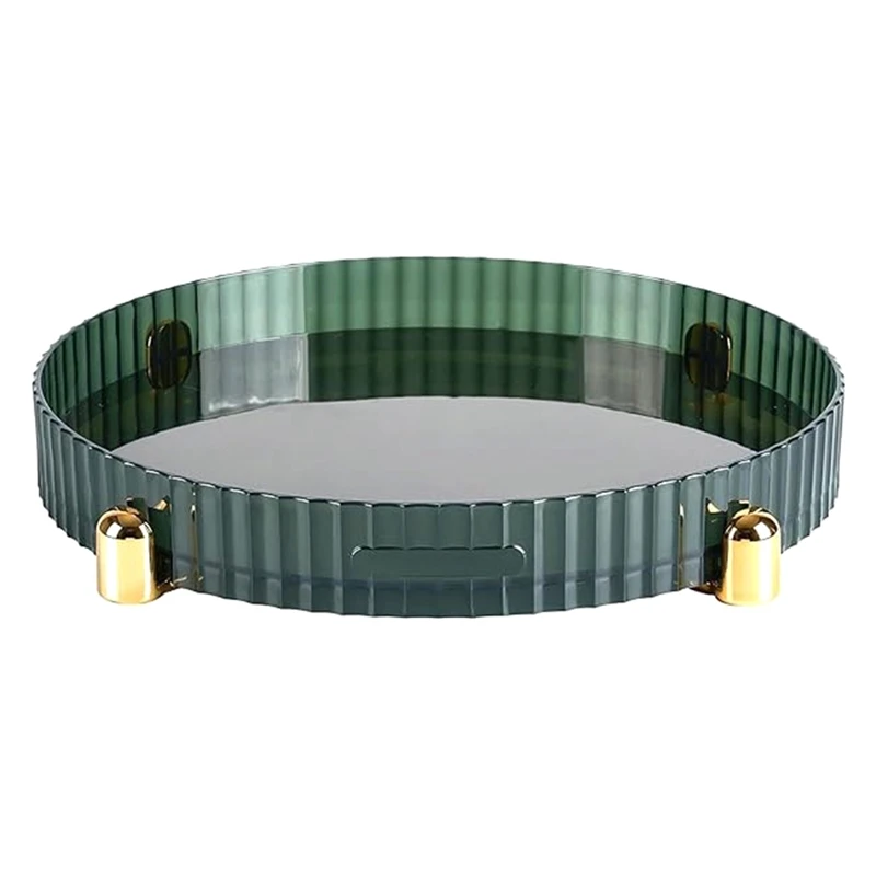 

Makeup Perfume Organizer, Rotating Turntable Organizer For Cabinet, Bathroom Vanity Tray Organizer With Capacity