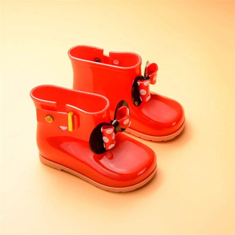 Melissa children's shoes fasion summer boys and girls flat shoes girl sandals rain boots bow cute shoe  Melissa Sandals enlarge