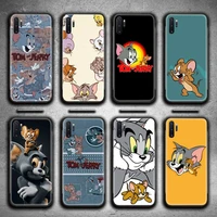 cute tom and jerry phone case for samsung galaxy note20 ultra 7 8 9 10 plus lite m51 m21 m31s j8 2018 prime